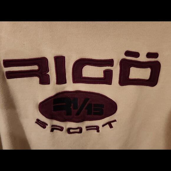 Vintage Rigo R1/15 Mens Hoodie Rare Y2K Full Zip 3XLT  Streetwear Hip Hop Jacket - Picture 8 of 9